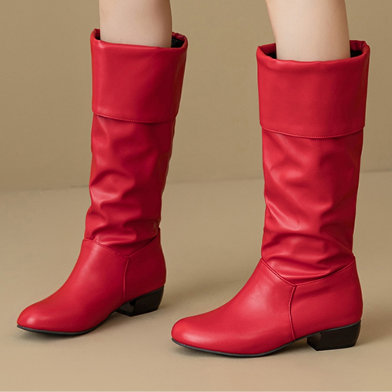 Waterproof Winter Boot - Sepatu Bot Setinggi Lutut Lipit Musim