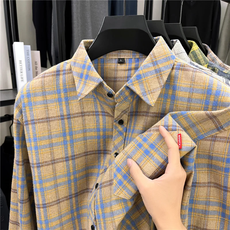 Kemeja Pria Panjang Retro Moti - Flannel Shirt Lined ulasan dan harga