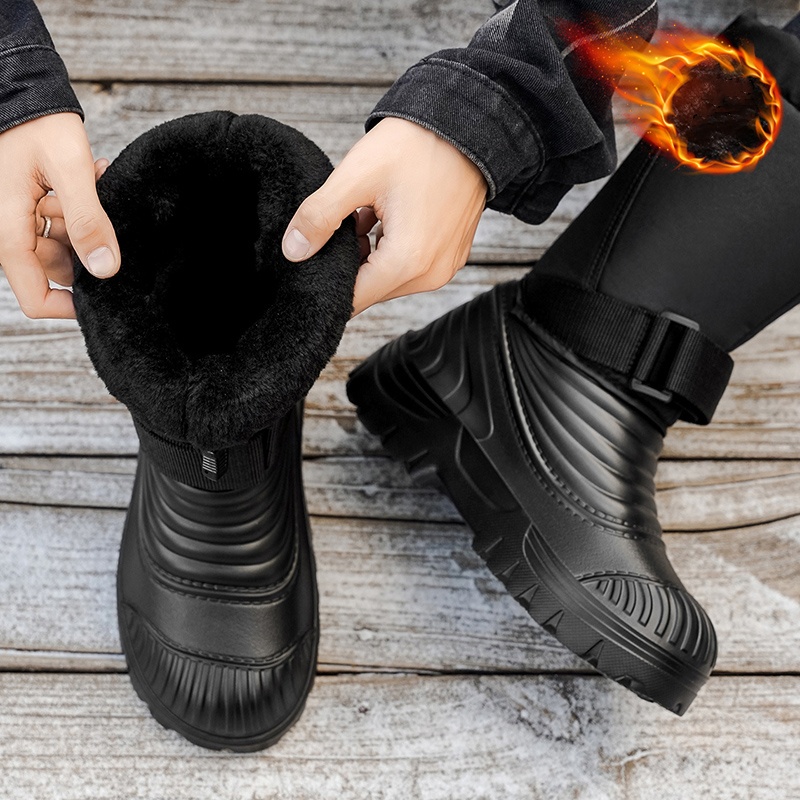 Sepatu Bot Salju Baru Pria unt - Waterproof Winter Boot ulasan dan harga