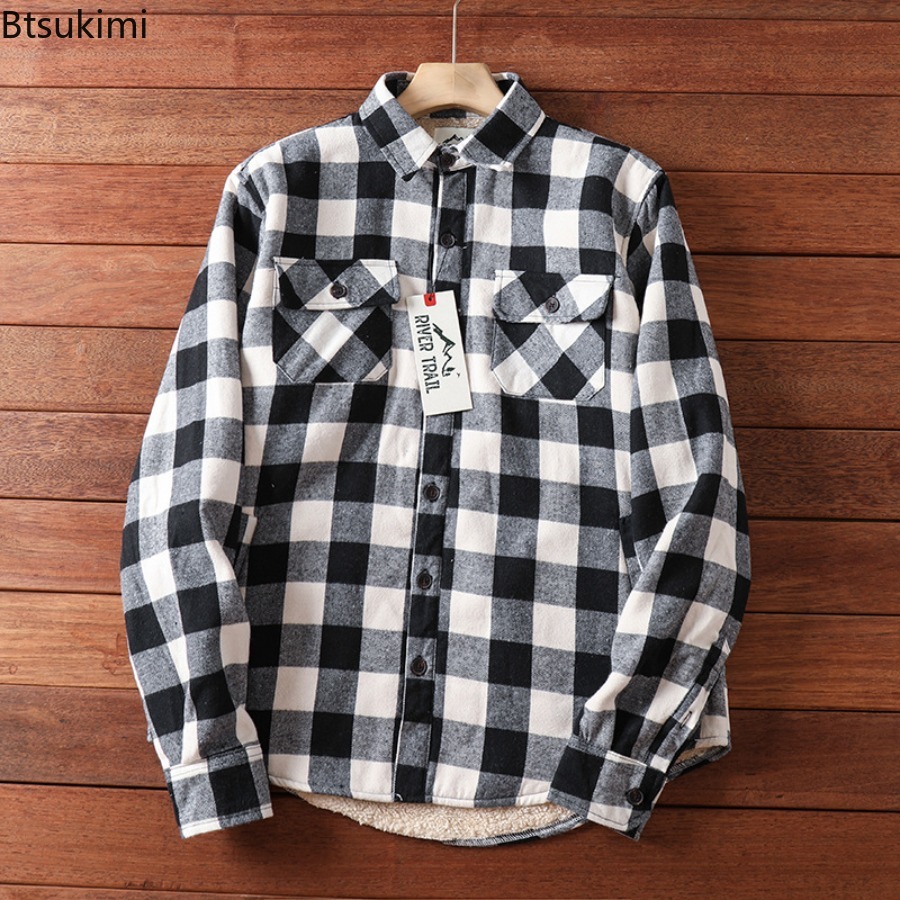 Kemeja Jaket Flanel Pria Berba - Flannel Shirt Lined ulasan dan harga