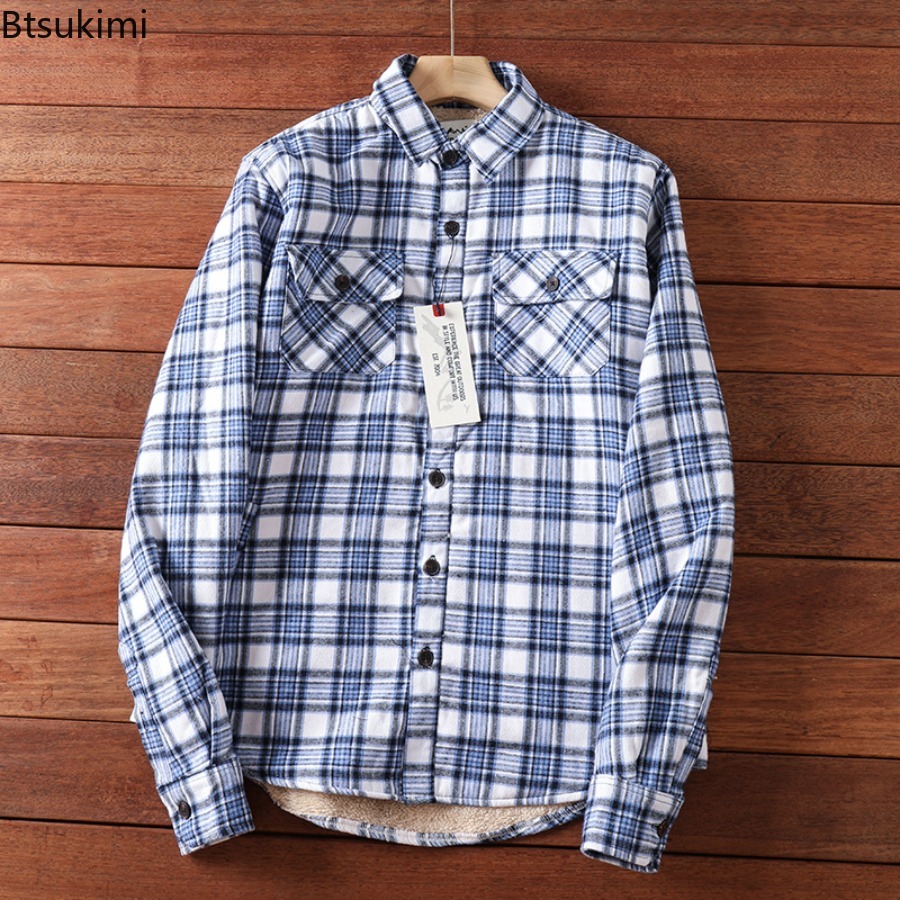 Kemeja Jaket Flanel Pria Berba - Flannel Shirt Lined ulasan dan harga