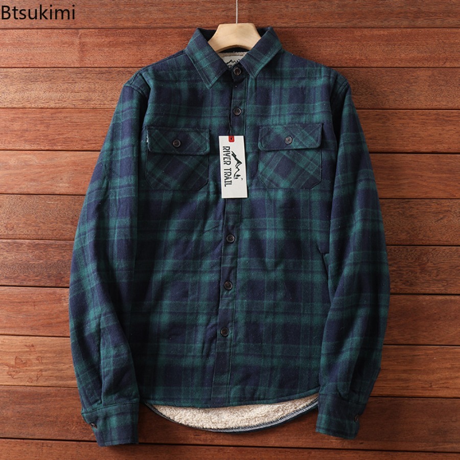 Kemeja Jaket Flanel Pria Berba - Flannel Shirt Lined ulasan dan harga